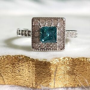 NWT Ryze Grand Turk Cubic Zirconia .925 Sterling Silver Ring - Size 8.25